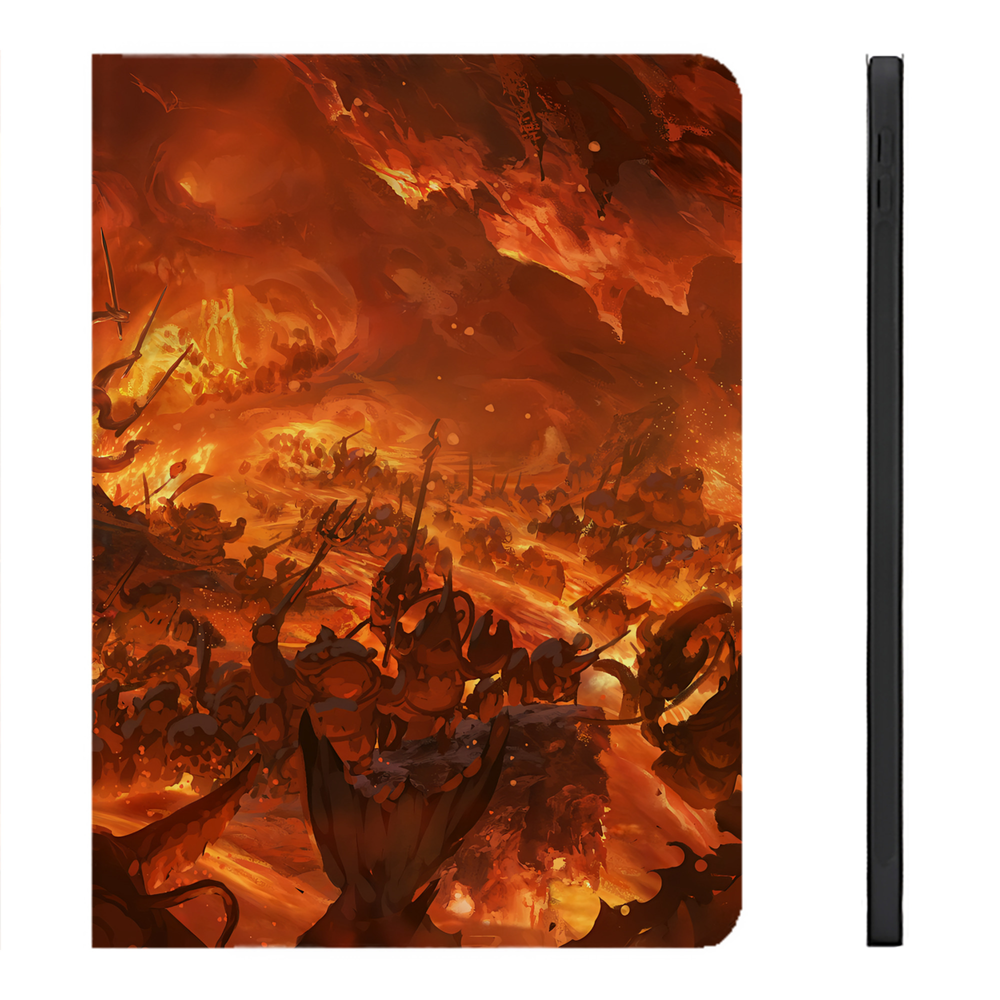 （画像用） Ne Zha 2 ナタ 魔童の大暴れ IPadケース ペンホルダー付き ブックスタイルデザイン
